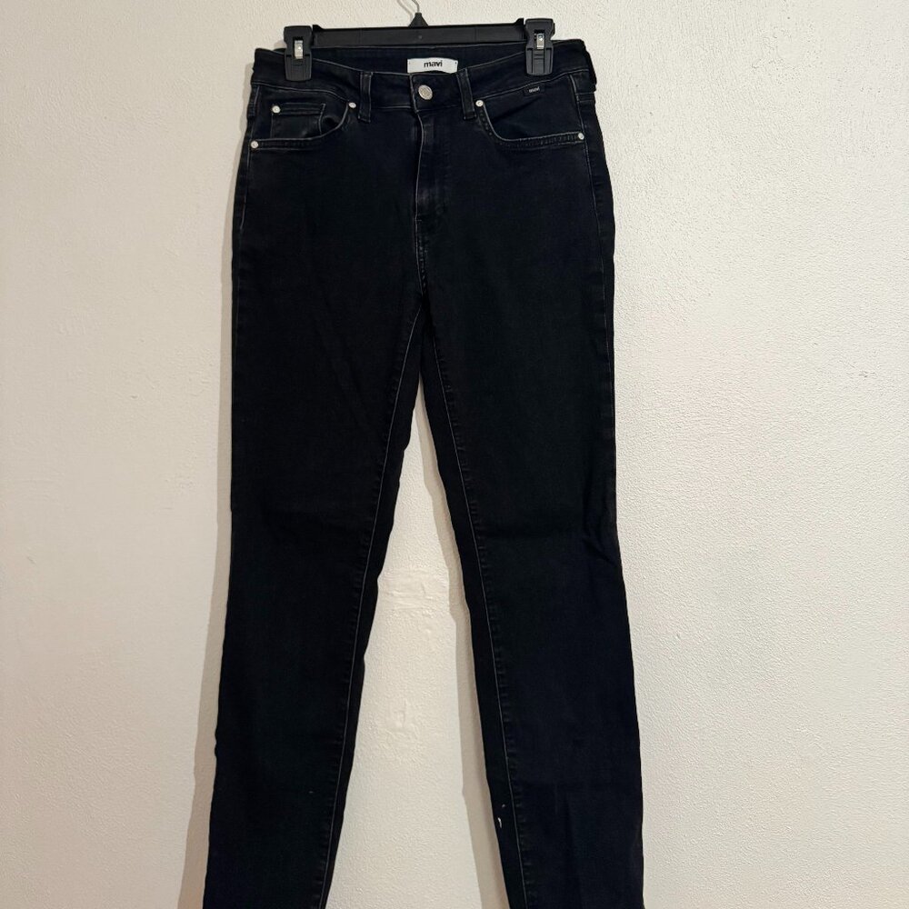 Mavi Kathleen High-Rise Slim Boyfriend Black Jeans – Fits M